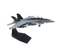 AZIZAT 7.48 in Scala 1/100 F-18B Fighter Plane Metal Fighter Model Display Die-Cast Grey Aircraft Model Plane for Collection Or Gift