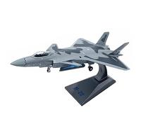 AZIZAT Aolly Diecast 1/100 J-20 Modello da Caccia Modello di Aereo a Reazione Modello pressofuso di Aereo per la Raccolta Regalo del Festival con Ornamenti per la casa