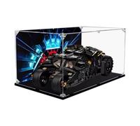 AZIZAT Espositore da banco in acrilico. È adatto per Lego Batcar Tumbler 76240 modello da esposizione, raccolta, antipolvere, stoccaggio. (solo scatola portaoggetti) (sfondo A)