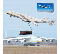 AZIZAT Modello di aereo da 16,5 pollici 1/200 Grande ANTONOV AN-225 Modello di aereo Modello di aeroplano Modello di aereo da trasporto Modello di aereo da trasporto per collezione di ornamenti