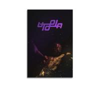 Azizat Travis 'Purple Utopia' Moive poster da parete decorazione artistica da parete stampa per soggiorno camera da letto decorazione 12 x 18 pollici (30 x 45 cm) senza cornice stile