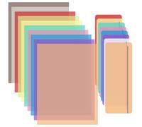 AZKEEGREY 40 pezzi A4 colorati sovrapposizioni dislessia con 8 righelli da lettura | Sovrapposizioni in plastica per leggere la dislessia, adulti e uso domestico