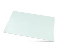 AZKEEGREY Tagliere in vetro rettangolare, 28,5 x 39 x 0,4 cm, in vetro temperato, antiscivolo, piano in vetro da cucina con punti adesivi antiscivolo per piano di lavoro della cucina