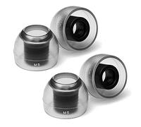 AZLA SednaEarfit Crystal Standard, 2 paia (taglia MS), gommini di ricambio per cuffie wireless, con cancellazione del rumore, compatibili con Shure, Sony, Beats, Jabra e JBL