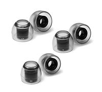 AZLA SednaEarfit Crystal Standard, 3 paia SS/S/MS (S SET), gommini per cuffie wireless, con cancellazione del rumore, compatibili con Shure, Sony, Beats, Jabra e JBL