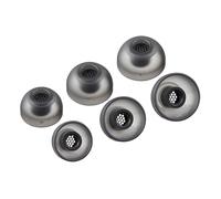 AZLA SednaEarfit MAX TWS 6 - Tappi auricolari di ricambio per cuffie wireless - Tappi per le orecchie in silicone - Inserti compatibili con Sony, Samsung, Sennheiser e Devialet (Dark Gray, M-ML-L)