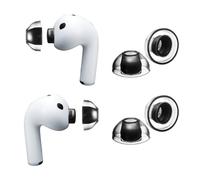 AZLA SednaEarfit XELASTEC II Tappi per le orecchie AirPods Pro 3 - Tappi per le orecchie in TPE monoblocco premium con vestibilità automatica, maggiore comfort e isolamento acustico, 2 paia (L)