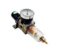 AZLHV AW2000-02 1/4 Regolatore di Pressione dell'Aria Pneumatico separatore Olio-Acqua Filtro Aria compressore regolatore regolatore Trappola(AW2000-02 DP,Fiber Core)