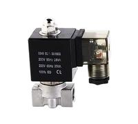 AZLHV Elettrovalvola in Acciaio Inox for Olio e Acido da 1/8" 1/4" 3/8" 16 Bar normalmente Chiusa 220 V 12 V 24 V(1/8",G_24VDC_DIN Coil)