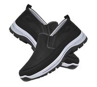 AZMAHT Scarpe Slip-on Mocassini Scarpe Uomo Senza Lacci Scarpe da casa Uomo Ciabatte Ortopediche Uomo Scarpe comode per Camminare Scarpe sanitarie Uomo Scarpe Fitness Uomo,Nero,41/255mm