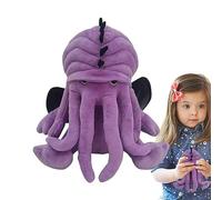 Aznever Peluche Cthulhu,Polpo farcito Marine Sea Critters Plushie | Creativi e realistici polpi Animali striscianti di acque Profonde Giocattoli di Peluche per Bambini, Adulti, Soggiorno, Camera