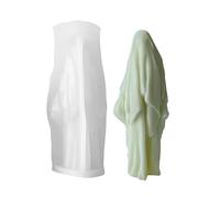Aznever Stampi per Candele Fantasma di Halloween | Stampi per Candele di Halloween - Stampo in Silicone Fatto a Mano per Realizzare Candele Artigianali Fai-da-Te per Cera di Candela, aromaterapia,