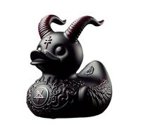 Aznever Statua di, anatre per auto per cruscotto | Deathrocker, punk gotica da cruscotto - Decorazione per libreria, decorazione per armadietto del vino, decorazione per interni