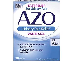 AZO 34821 Sviluppo del dolore urinario standard, 30 tablet