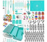 AZOMKER Kit Pasticceria Professionale, Beccucci Sac a Poche, Kit Pasticceria, Pasticceria Accessori, Accessori Pasticceria, Attrezzi Pasticceria, Kit Torte, Set Decorazioni Torte (488 Pezzi)