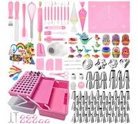 AZOMKER Kit Pasticceria Professionale, Beccucci Sac a Poche, Kit Pasticceria, Pasticceria Accessori, Accessori Pasticceria, Attrezzi Pasticceria, Kit Torte, Set Decorazioni Torte (488 Pezzi)
