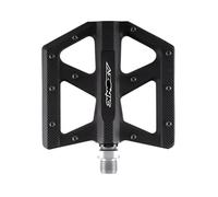 AZONIC | Pedali per bici | MTB Downhill Mountainbike | Pedale in alluminio pressofuso super sottile, doppi cuscinetti sigillati, asse in cromolite 4130 lavorato CNC | Pedale Kamikaze RL | Nero opaco