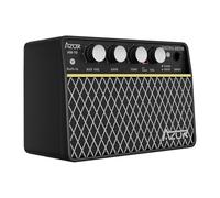 AZOR Amplificatore per chitarra, 10 W USB-C ricaricabile, mini amplificatore per chitarra elettrica da 6H, con canali puliti/drive con uscita cuffie/jack AUX da 3,5 mm, per esercitazioni al chiuso