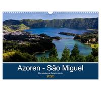Azoren - São Miguel (Wandkalender 2026 DIN A3 quer), CALVENDO Monatskalender: Azoren - São Miguel - unbekannte Perle im Atlantik