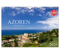 Azoren - São Miguel (Wandkalender 2026 DIN A4 quer), CALVENDO Monatskalender: Die Azoren - eine wunderschöne Inselgruppe inmitten des Atlantik. Der ... São Miguel von seiner schönsten Seite.