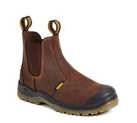 DeWalt Stivali di sicurezza Nitrogen Dealer DEWNITRO8 Marrone UK 8 EURO 42 Punta acciaio S3 Slip-on