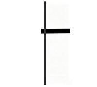 AZQOHMIS Applique da Esterno a Striscia Lunga, Lampada da Parete per Esterni IP65 Impermeabile, Nera, apparecchio di Illuminazione lineare da Parete per Esterni, Portico, Garage (Destra, 90 cm/35,4")