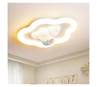 AZQOHMIS Lampada a LED a Forma di Nuvola per cameretta Bambini, Lampada da soffitto Moderna in Stile Crema per cameretta di Bambino/Bambina, lampade da soffitto contemporanee (Luce Neutra, E)