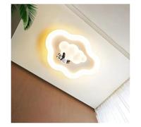 AZQOHMIS Lampada a LED a Forma di Nuvola per cameretta Bambini, Lampada da soffitto Moderna in Stile Crema per cameretta di Bambino/Bambina, lampade da soffitto contemporanee (Luce Neutra, D)