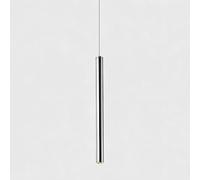 AZQOHMIS Lampada a Sospensione Moderna lineare in Acciaio Cromato, Stile Industriale, Ideale per Camera da Letto, Soggiorno e Sala da Pranzo (80 cm/31,4").