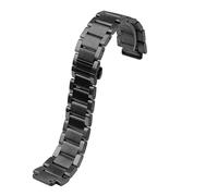 AZSHIW 21*13MM 27*19 Compatibile con HUBLOT Classic Fusion Big Bang Cinturino for orologio con cinturino in acciaio inossidabile con bocca rialzata Accessori for cinturino in acciaio(Black,21.13mm)