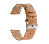 AZSHIW Cinturino da 18 mm, 20 mm, 22 mm e 24 mm compatibile con Huawei Watch GT5/GT4/GT3, cinturini di ricambio for uomo e donna.(Brown,18MM_SILVER BUCKLE)