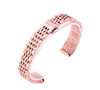 AZSHIW Cinturino da polso in acciaio inossidabile da 10 mm, 12 mm, 14 mm, 16 mm, 18 mm, 20 mm, 22 mm, 24 mm, compatibile con DW Daniel Wellington(Rose Gold,12mm)