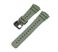 AZSHIW Cinturino for orologio con fibbia in acciaio inossidabile massiccio in resina compatibile con Casio GShock Strap DW-5600 GW-5000 GW-5035 serie DW-6900(Army Green-Black-K5)