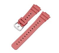 AZSHIW Cinturino for orologio con fibbia in acciaio inossidabile massiccio in resina compatibile con Casio GShock Strap DW-5600 GW-5000 GW-5035 serie DW-6900(Dark Red-Steel-K5)
