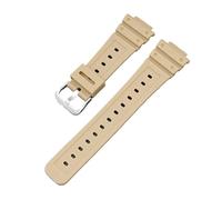 AZSHIW Cinturino for orologio con fibbia in acciaio inossidabile massiccio in resina compatibile con Casio GShock Strap DW-5600 GW-5000 GW-5035 serie DW-6900(Khaki-Steel-K5)