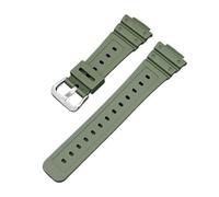 AZSHIW Cinturino for orologio con fibbia in acciaio inossidabile massiccio in resina compatibile con Casio GShock Strap DW-5600 GW-5000 GW-5035 serie DW-6900(Army Green-Steel-K5)