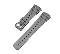 AZSHIW Cinturino for orologio con fibbia in acciaio inossidabile massiccio in resina compatibile con Casio GShock Strap DW-5600 GW-5000 GW-5035 serie DW-6900(Gray-Black-K5)