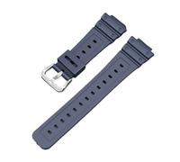 AZSHIW Cinturino for orologio con fibbia in acciaio inossidabile massiccio in resina compatibile con Casio GShock Strap DW-5600 GW-5000 GW-5035 serie DW-6900(Dark Blue-Steel-K5)