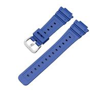 AZSHIW Cinturino for orologio con fibbia in acciaio inossidabile massiccio in resina compatibile con Casio GShock Strap DW-5600 GW-5000 GW-5035 serie DW-6900(Sky Blue-Steel-K5)