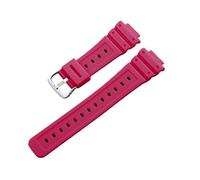 AZSHIW Cinturino for orologio con fibbia in acciaio inossidabile massiccio in resina compatibile con Casio GShock Strap DW-5600 GW-5000 GW-5035 serie DW-6900(Rose Red-Steel-K5)