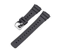AZSHIW Cinturino for orologio con fibbia in acciaio inossidabile massiccio in resina compatibile con Casio GShock Strap DW-5600 GW-5000 GW-5035 serie DW-6900(Black-Steel-K5)