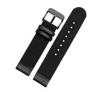 AZSHIW Cinturino for orologio in pelle opaca da 20 mm compatibile con la serie Timex T49905 T49963, cinturino traspirante in pelle bovina satinata, cinturino a catena marrone nero(75 black-black)