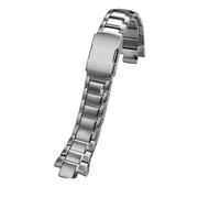 AZSHIW Cinturino in acciaio inossidabile compatibile con Casio EDIFICE Series EQW-M1100 A1000, strumento di riparazione for cinturini, accessori for orologi da uomo(Silver)