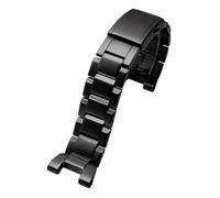 AZSHIW Cinturino in acciaio inossidabile compatibile con il cinturino for orologio Casio G-Shock GST-210 GST-W300 GST-400G GST-B100 S100D/S110D/W110 in metallo.(Black)