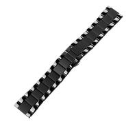 AZSHIW Cinturino in ceramica compatibile con Huawei Watch GT 2, cinturino a sgancio rapido, cinturino da 18 mm, 20 mm e 22 mm, colore nero opaco.(Black half matte,22mm)