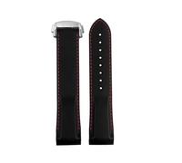 AZSHIW Cinturino in gomma con estremità curva da 20 mm e 22 mm compatibile con l'orologio da uomo Hamilton Khaki Series Frogman H77805335 H777050, cinturino in silicone.(Black Gray,20mm)