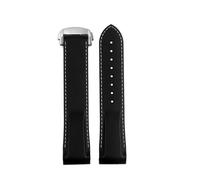 AZSHIW Cinturino in gomma con estremità curva da 20 mm e 22 mm compatibile con l'orologio da uomo Hamilton Khaki Series Frogman H77805335 H777050, cinturino in silicone.(Beige,20mm)