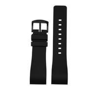 AZSHIW Cinturino in gomma morbida compatibile con Cartier Sandoz Santos 100 silicone uomo donna cinturino 20mm 23mm fibbia in acciaio inossidabile accessori(Black black pin,23mm)