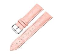 AZSHIW Cinturino in pelle di ricambio universale for orologio, compatibile con cinturino da donna da 12 mm, 14 mm, 16 mm, 18 mm, 19 mm, 20 mm, 21 mm e 22 mm.(Pink,20mm)