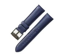 AZSHIW Cinturino in pelle impermeabile compatibile con Fosil 22 24 mm, accessori da uomo, compatibile con cinturini for orologi Smart FTW1114 ME3110 di colore nero, blu e marrone.(Light blue-BK-K8,24m